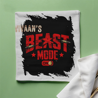 Cloth Napkin | Standard Dining Size | 100% Polyester | Soft, Durable, Hemmed | Unisex | Personalized | Grunge | Motivation | Self-improvement | Everyday | Empowering | Empowering Beast Mode (concept)