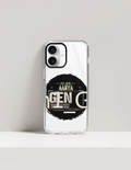 Hard Clear Case | For iPhone | TPU & PC Hybrid | Camera Guard & Scratch-Proof | Unisex | Personalized | Typography | Birth Year | Everyday | Confident - front_16 - 16 - mockup 4