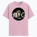 Cotton Stretch T-Shirt | Unisex Fit | 95% Cotton 5% Spandex | Breathable Flexible Durable | Adults | Personalized | Typography | Birth Year | Everyday | Confident - front - Light Baby Pink - mockup 1