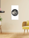 Poster | 300 GSM Art Board | Fade-Proof Digital , Easy Hang Adhesive | Home Decor | Personalized | Typography | Birth Year | Everyday | Confident - front_12x24In - 12x24In - mockup 6