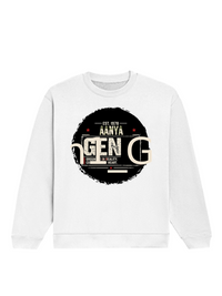 Oversized Sweatshirt | Relaxed Fit Unisex | 90% Cotton 10% Polyester 400 GSM | Pre-Shrunk Drop Shoulder | Unisex | Personalized | Typography | Birth Year | Everyday | Confident
