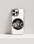 iPhone Glass Case | For Various iPhone Models | Tempered Glass & TPU | Hybrid Protection, Wireless Charging | Unisex | Personalized | Typography | Birth Year | Everyday | Confident - front_15 Pro Max - 15 Pro Max - mockup 11