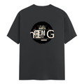 Male Classic Crew T-Shirt | Men's Regular Fit | 180 GSM Bio-Washed Cotton | Pre-Shrunk, Double-Stitched | Personalized | Typography | Birth Year | Everyday | Confident - back - Steel Grey - mockup 2