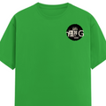 Female Classic Crew T-Shirt | Regular Fit | 180 GSM Bio-Washed Cotton Blend | Pre-Shrunk, Double-Stitched | Women | Personalized | Typography | Birth Year | Everyday | Confident - left pocket - Flag Green - mockup 3