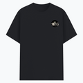 Basic T-Shirt | Unisex Fit XS-2XL | Poly-Cotton Blend 180 GSM | Soft Finish, Durable Stitching | Adults | Personalized | Typography | Birth Year | Everyday | Confident - left pocket - Black melange - mockup 3