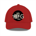 Sports Cap | Universal Fit | Lightweight Breathable Fabric | Perforated Airflow | Unisex Adult | Personalized | Typography | Birth Year | Everyday | Confident - front - Red - mockup 1