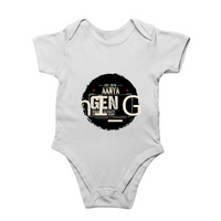 Baby Romper | 0-12 Months | 180 GSM Bio-Washed Cotton | Double-Stitched, Pre-Shrunk | Unisex | Personalized | Typography | Birth Year | Everyday | Confident - Rompers