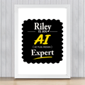 Framed Poster | Multiple Sizes | 300 GSM Art Paper | Laminated | Fade-Proof | Home Decor | Personalized | Typography | Humor | Identity | Everyday | Humorous | Desi AI Expert - front_18x24In - 18x24In - mockup 11