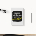 Daily Planner | 3-Month Undated | Soft-Bound | 204 Pages, Dotted Notes | Unisex Adult | Personalized | Typography | Humor | Sarcasm | Everyday | Humorous | AI Can't Fix Stupidity - front - White - mockup 1