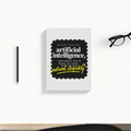 Daily Planner | 3-Month Undated | Soft-Bound | 204 Pages, Dotted Notes | Unisex Adult | Personalized | Typography | Humor | Sarcasm | Everyday | Humorous | AI Can't Fix Stupidity - back - White - mockup 2