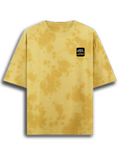 Tie Dye Oversized T-Shirt | Relaxed Fit, Drop Shoulder | 260 GSM Cotton Blend | Pre-Shrunk, Bio-Washed | Unisex Adult | Personalized | Typography | Humor | Sarcasm | Everyday | Humorous | AI Can't Fix Stupidity - left pocket - mockup 3