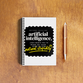 A5 Notepad | 120 Pages, Ruled/Unruled | 70 GSM Natural Shade Paper, 300 GSM Cover | Wire Bound | Everyday Use | Personalized | Typography | Humor | Sarcasm | Everyday | Humorous | AI Can't Fix Stupidity - front_3 - White - mockup 5