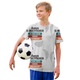 Personalized Typographic T-Shirt with Custom Name - Kids Sports T Shirt All Over Printed Products T-Shirt