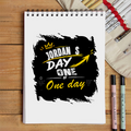 Sketchbook | A5 Size | 140 GSM Paper | Spiral Bound | Unisex | Personalized | Typography | Self-Improvement | Everyday | Inspirational | One Day Starts Today - front - White - mockup 1
