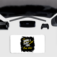 Gaming Pad | Extended Sizes 60x30cm & 80x33cm | 3mm Thick Skid-Proof Base | Smooth Control & Fade-Proof | Unisex | Personalized | Typography | Self-Improvement | Everyday | Inspirational | One Day Starts Today