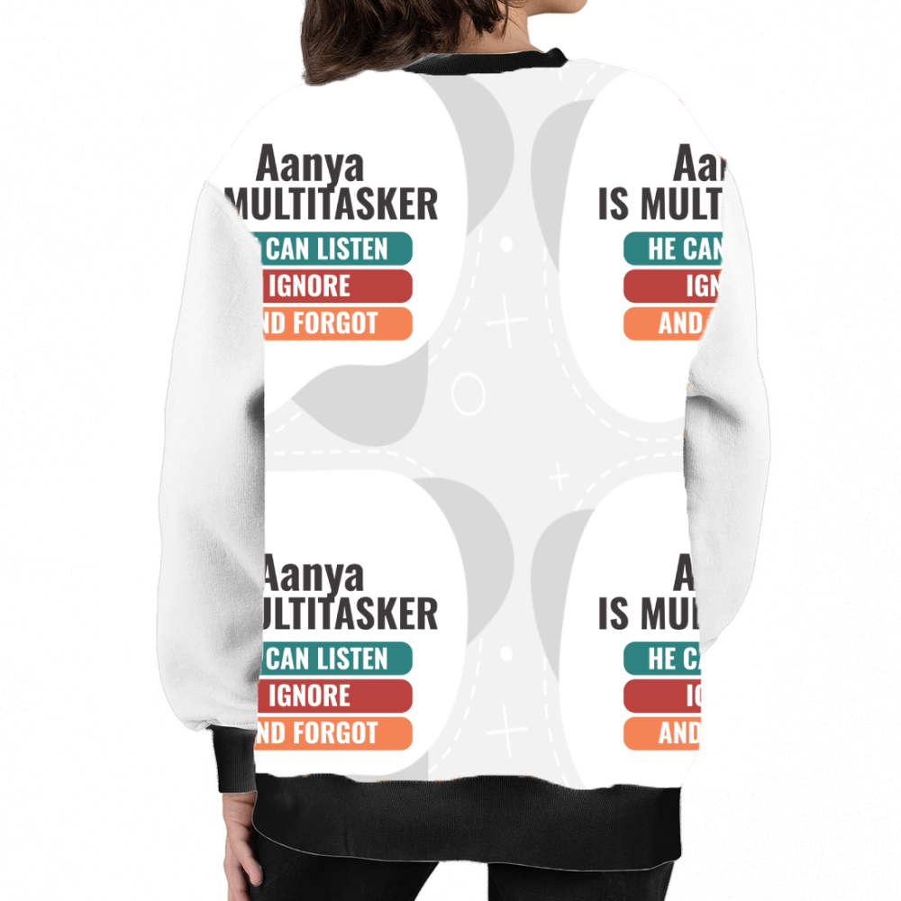 Personalized Typographic T-Shirt with Custom Name - Kids Sweatshirt All Over Printed Products T-Shirt