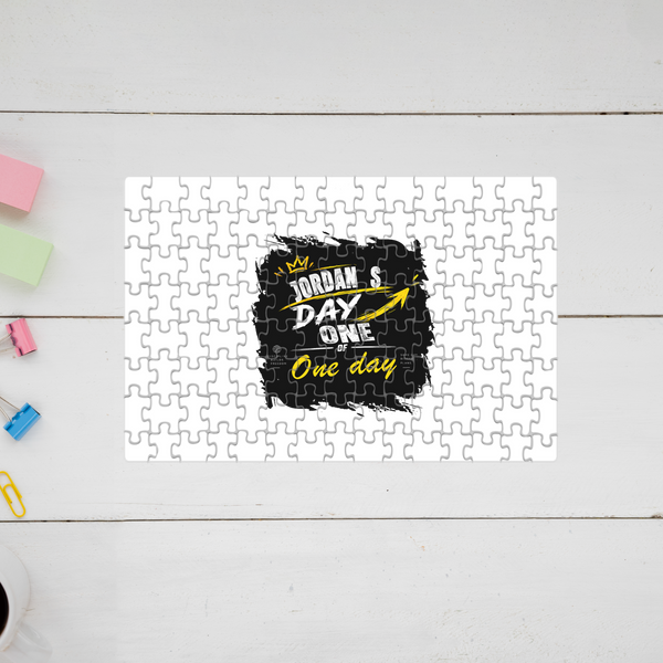 Jigsaw Puzzle | 120 Pieces A4 Size | Recycled Paper Semi-Glossy Finish | Fade-Proof Engaging Entertainment | Unisex | Personalized | Typography | Self-Improvement | Everyday | Inspirational | One Day Starts Today