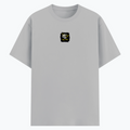 Basic T-Shirt | Unisex Fit XS-2XL | Poly-Cotton Blend 180 GSM | Soft Finish, Durable Stitching | Adults | Personalized | Typography | Self-Improvement | Everyday | Inspirational | One Day Starts Today - front - Grey Melange - mockup 1