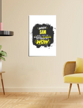 Poster | 300 GSM Art Board | Fade-Proof Digital , Easy Hang Adhesive | Home Decor | Personalized | Typography | Compliments | Positive Affirmations | Everyday | Joyful | Certified Wow Factor - front_16x24In - 16x24In - mockup 8