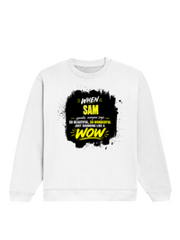 Oversized Sweatshirt | Relaxed Fit Unisex | 90% Cotton 10% Polyester 400 GSM | Pre-Shrunk Drop Shoulder | Unisex | Personalized | Typography | Compliments | Positive Affirmations | Everyday | Joyful | Certified Wow Factor