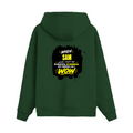 Oversized Hoodie | Relaxed Fit Unisex | 400 GSM Cotton Blend | Pre-Shrunk Warmth & Comfort | Adults | Personalized | Typography | Compliments | Positive Affirmations | Everyday | Joyful | Certified Wow Factor - back - Bottle Green - mockup 2