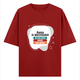 Personalized Typographic T-Shirt with Custom Name - Oversized Classic T Shirt Embroidery T-Shirt