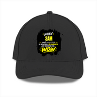 Sports Cap | Universal Fit | Lightweight Breathable Fabric | Perforated Airflow | Unisex Adult | Personalized | Typography | Compliments | Positive Affirmations | Everyday | Joyful | Certified Wow Factor