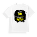 Unisex Dry Fit T-Shirt | Regular Fit | Micro Polyester | Quick-Dry, Wrinkle Resistant | Adult | Personalized | Typography | Compliments | Positive Affirmations | Everyday | Joyful | Certified Wow Factor - front - mockup 1