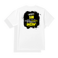Unisex Dry Fit T-Shirt | Regular Fit | Micro Polyester | Quick-Dry, Wrinkle Resistant | Adult | Personalized | Typography | Compliments | Positive Affirmations | Everyday | Joyful | Certified Wow Factor - back - mockup 2