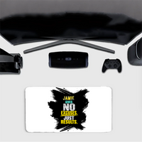 Gaming Pad | Extended Sizes 60x30cm & 80x33cm | 3mm Thick Skid-Proof Base | Smooth Control & Fade-Proof | Unisex | Personalized | Typography | Overcoming Obstacles | Everyday | Empowering | No Excuses, Just Results