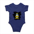 Baby Romper | 0-12 Months | 180 GSM Bio-Washed Cotton | Double-Stitched, Pre-Shrunk | Unisex | Personalized | Typography | Overcoming Obstacles | Everyday | Empowering | No Excuses, Just Results - back - Royal Blue - mockup 2