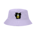 Classic Bucket Hat | Unisex Adults | Heavy Cotton | Wide Brim Sun Protection | Comfortable Fit | Personalized | Typography | Overcoming Obstacles | Everyday | Empowering | No Excuses, Just Results - front - Lavender - mockup 1