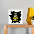 Framed Poster | Multiple Sizes | 300 GSM Art Paper | Laminated | Fade-Proof | Home Decor | Personalized | Typography | Overcoming Obstacles | Everyday | Empowering | No Excuses, Just Results - front_8x8In - 8x8In - mockup 1