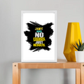 Framed Poster | Multiple Sizes | 300 GSM Art Paper | Laminated | Fade-Proof | Home Decor | Personalized | Typography | Overcoming Obstacles | Everyday | Empowering | No Excuses, Just Results - front_A4 Frame Poster - A4 Frame Poster - mockup 13