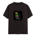 Male Classic Crew T-Shirt | Men's Regular Fit | 180 GSM Bio-Washed Cotton | Pre-Shrunk, Double-Stitched | Personalized | Typography | Rhetoric | Persuasion | Confident | The Persuasion Formula - front - Coffee Brown - mockup 1