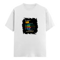 Male Classic Crew T-Shirt | Men's Regular Fit | 180 GSM Bio-Washed Cotton | Pre-Shrunk, Double-Stitched | Personalized | Typography | Rhetoric | Persuasion | Confident | The Persuasion Formula - front - White - mockup 1