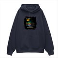 Oversized Hoodie | Relaxed Fit Unisex | 400 GSM Cotton Blend | Pre-Shrunk Warmth & Comfort | Adults | Personalized | Typography | Rhetoric | Persuasion | Confident | The Persuasion Formula - front - Navy Blue - mockup 1
