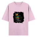 Oversized Classic T-Shirt | Unisex Relaxed Fit | 100% Super-Combed Cotton | Pre-Shrunk, Double-Stitched | Adults | Personalized | Typography | Rhetoric | Persuasion | Confident | The Persuasion Formula - front - Light Baby Pink - mockup 1