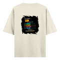 Oversized Classic T-Shirt | Unisex Relaxed Fit | 100% Super-Combed Cotton | Pre-Shrunk, Double-Stitched | Adults | Personalized | Typography | Rhetoric | Persuasion | Confident | The Persuasion Formula - back - Off White - mockup 2