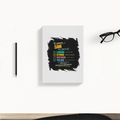 Daily Planner | 3-Month Undated | Soft-Bound | 204 Pages, Dotted Notes | Unisex Adult | Personalized | Typography | Rhetoric | Persuasion | Confident | The Persuasion Formula - back - White - mockup 2