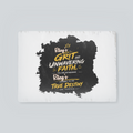 Placemat | Standard Dining | 100% Polyester | Durable, Fade-Proof, Soft | Unisex | Personalized | Typography | Ambition | Inner Strength | Everyday | Uplifting | Grit, Faith & Destiny - front_2 - White - mockup 2