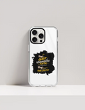 iPhone Glass Case | For Various iPhone Models | Tempered Glass & TPU | Hybrid Protection, Wireless Charging | Unisex | Personalized | Typography | Ambition | Inner Strength | Everyday | Uplifting | Grit, Faith & Destiny - front_15 Pro - 15 Pro - mockup 10