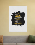 Canvas | Wall Art Decor | PolyCanvas Fabric, Wooden Frame | Fade-Proof & Durable | Unisex | Personalized | Typography | Ambition | Inner Strength | Everyday | Uplifting | Grit, Faith & Destiny - front_20X30 In - 20X30 In - mockup 4