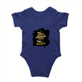 Baby Romper | 0-12 Months | 180 GSM Bio-Washed Cotton | Double-Stitched, Pre-Shrunk | Unisex | Personalized | Typography | Ambition | Inner Strength | Everyday | Uplifting | Grit, Faith & Destiny - back - Royal Blue - mockup 2