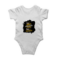 Baby Romper | 0-12 Months | 180 GSM Bio-Washed Cotton | Double-Stitched, Pre-Shrunk | Unisex | Personalized | Typography | Ambition | Inner Strength | Everyday | Uplifting | Grit, Faith & Destiny - back - White - mockup 2