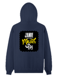 Pullover Hoodie | Unisex Regular Fit | Cotton Blend Tri-Layer | All-Season Comfort, Ribbed Cuffs | Adults | Personalized | Typography | Identity | Self-Worth | Everyday | Confident - back - Navy Blue - mockup 2