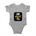 Baby Romper | 0-12 Months | 180 GSM Bio-Washed Cotton | Double-Stitched, Pre-Shrunk | Unisex | Personalized | Typography | Identity | Self-Worth | Everyday | Confident - back - Grey Melange - mockup 2