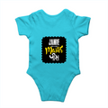 Baby Romper | 0-12 Months | 180 GSM Bio-Washed Cotton | Double-Stitched, Pre-Shrunk | Unisex | Personalized | Typography | Identity | Self-Worth | Everyday | Confident - back - SkyBlue - mockup 2