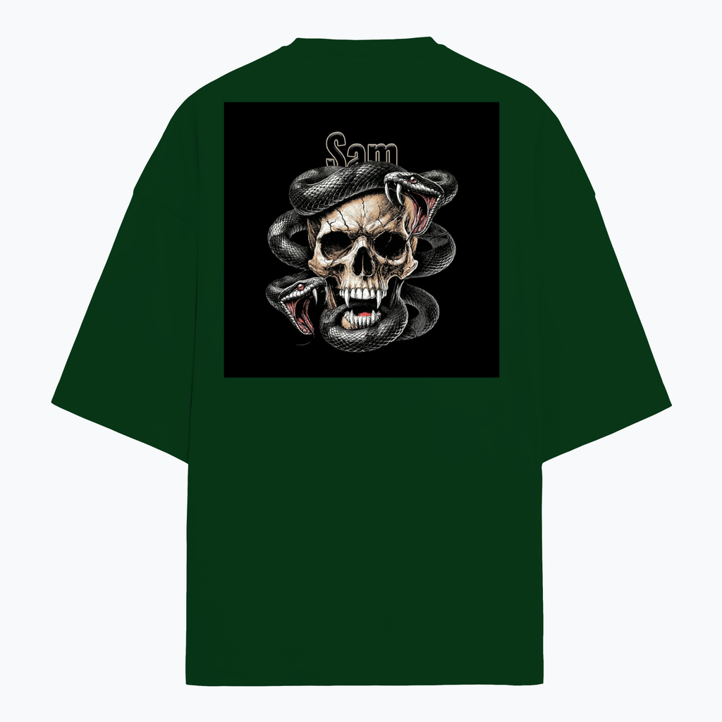 Personalized Edgy T-Shirt with Custom Name - Terry Oversized Tee Dtg T-Shirt