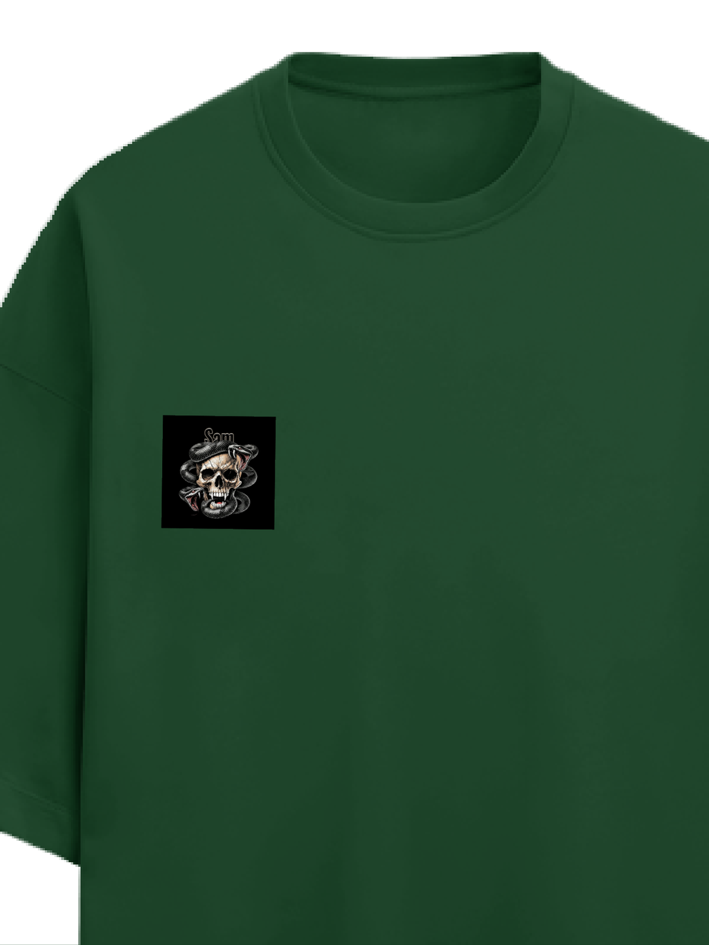 Personalized Edgy T-Shirt with Custom Name - Terry Oversized Tee Dtg T-Shirt